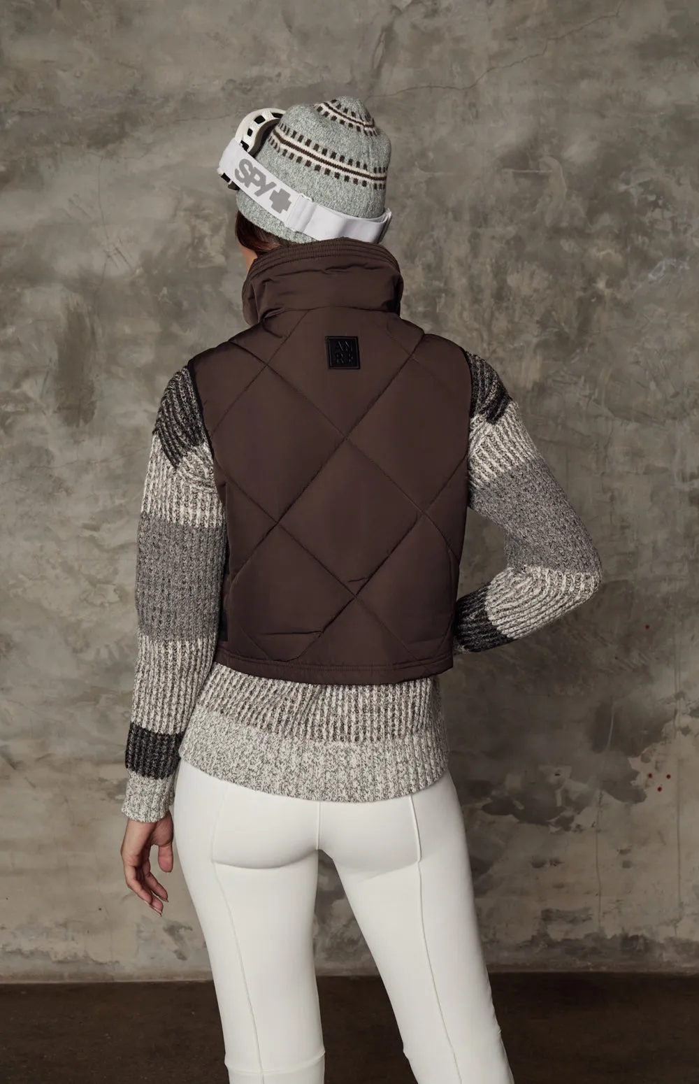 La Vitesse II Cropped Vest | Coffee sold by Alp N Rock product image thumbnail 5