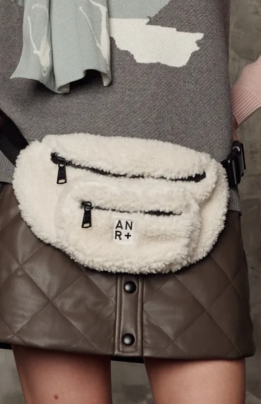 Everyday Shearling Belt Bag | Ivory sold by Alp N Rock