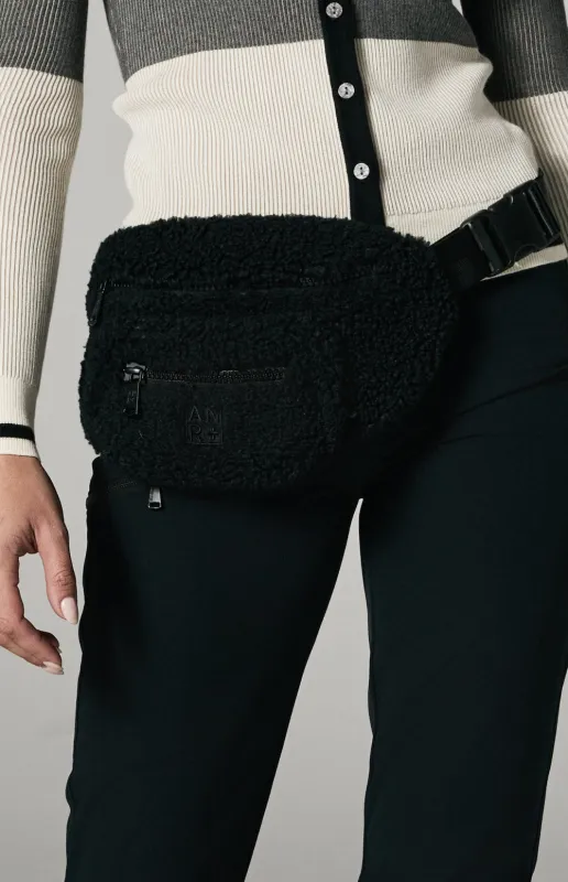 Everyday Shearling Belt Bag | Black sold by Alp N Rock