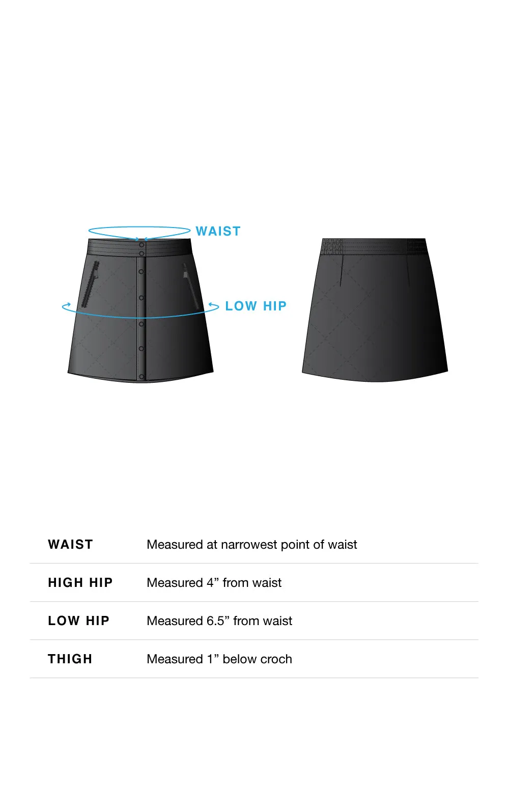 Emilia A-Line Quilted Mini Skirt | Coffee sold by Alp N Rock product image thumbnail 5
