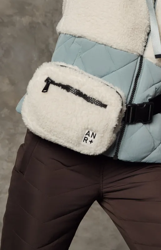 City Shearling Belt Bag | Ivory sold by Alp N Rock