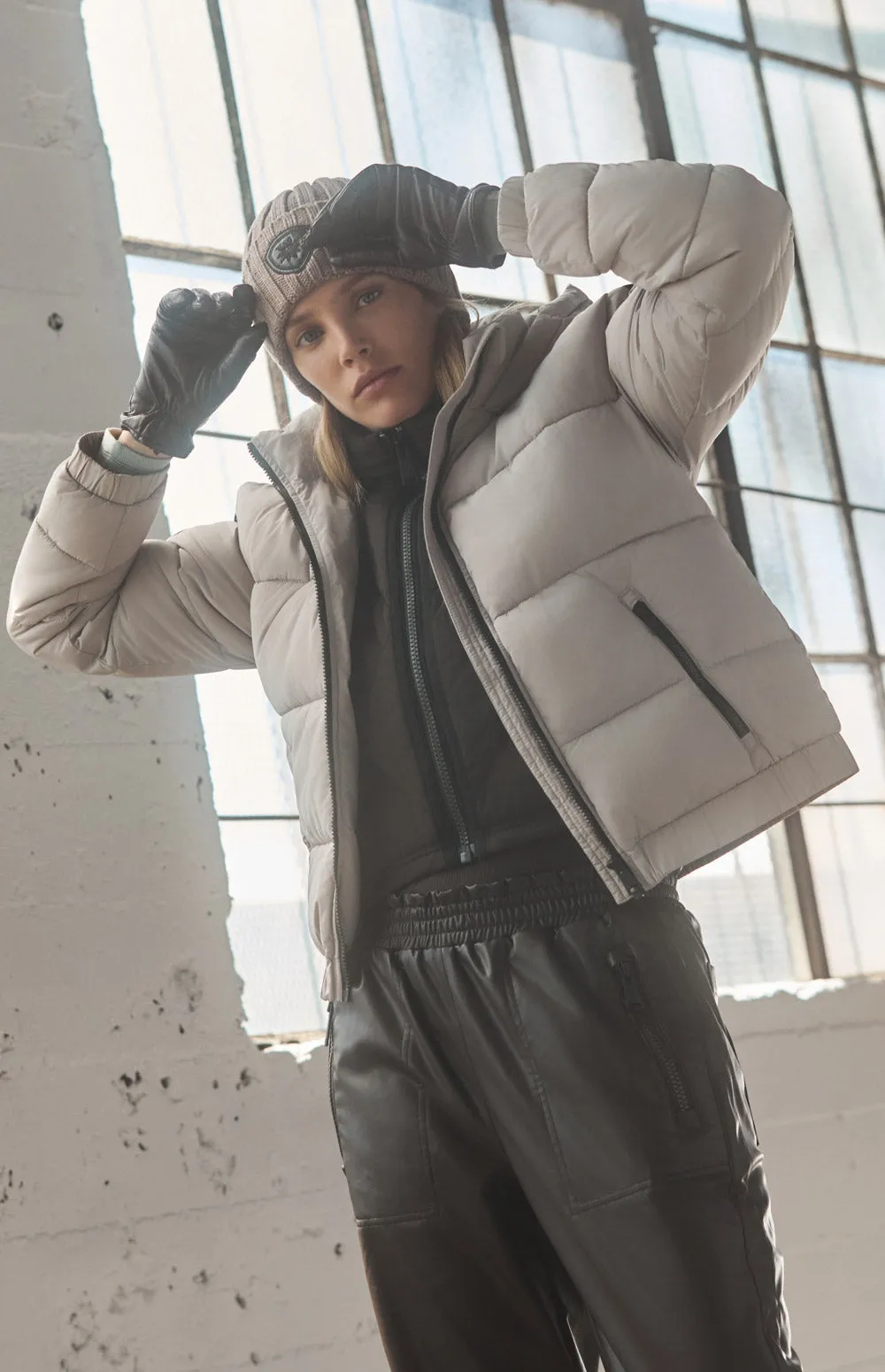 Whitney Puffer Jacket | Stone sold by Alp N Rock product image thumbnail 3