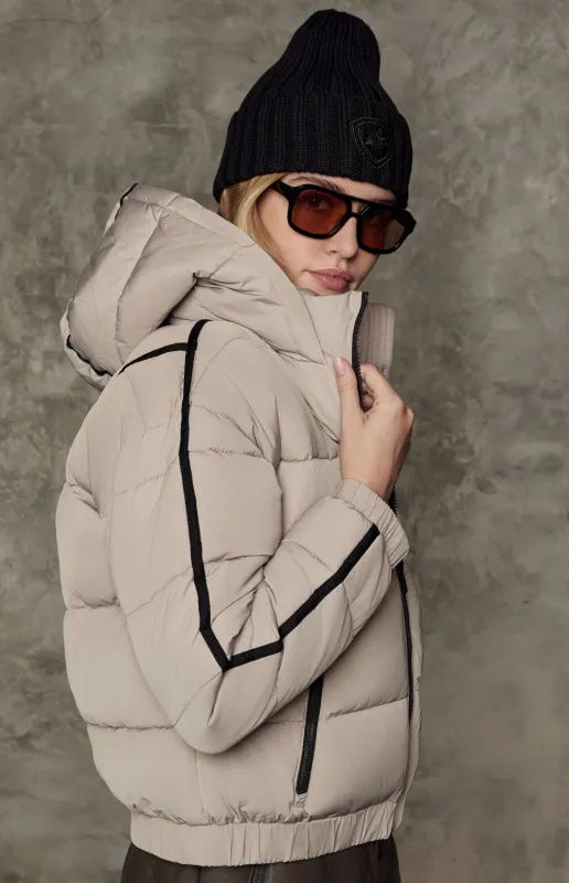 Whitney Puffer Jacket | Stone sold by Alp N Rock