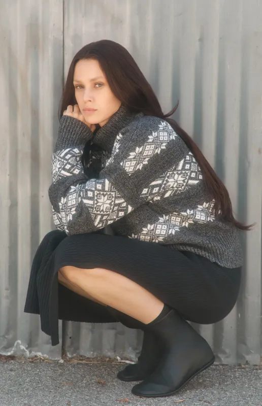 Heidi Turtleneck Sweater | Black sold by Alp N Rock