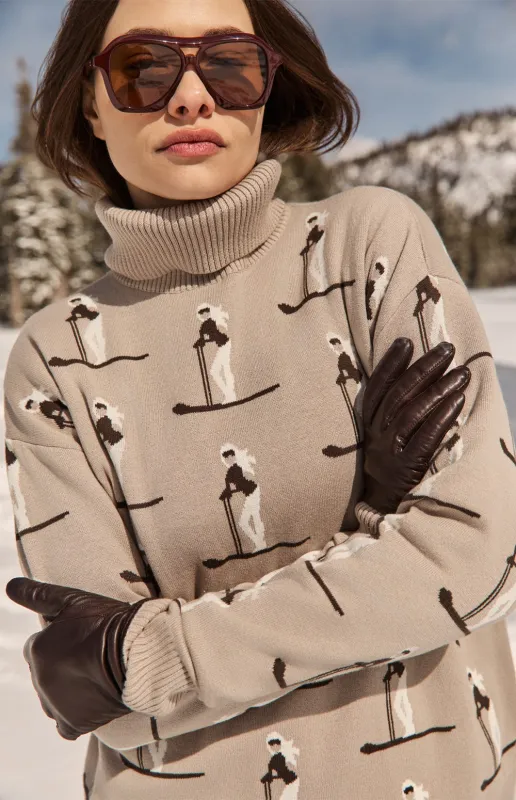 Nala Vintage Ski Sweater | Stone sold by Alp N Rock