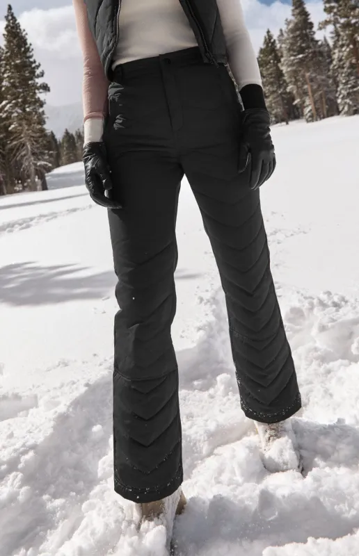 Madison Quilted Ski Pant | Black sold by Alp N Rock
