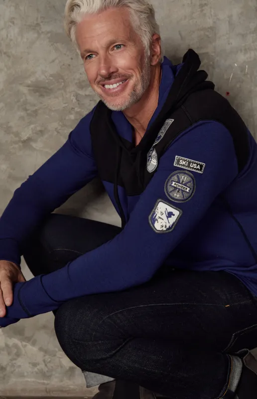 Marco Hoodie | Deep Blue sold by Alp N Rock