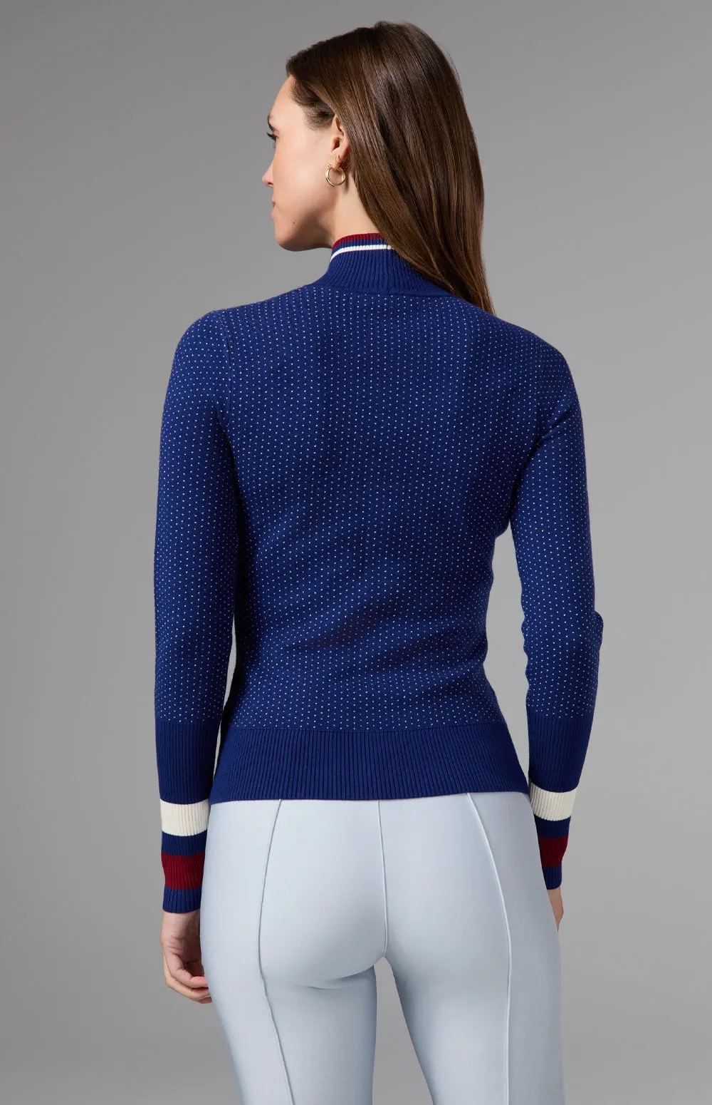 Holly Mock Neck Sweater | Deep Blue sold by Alp N Rock product image thumbnail 4