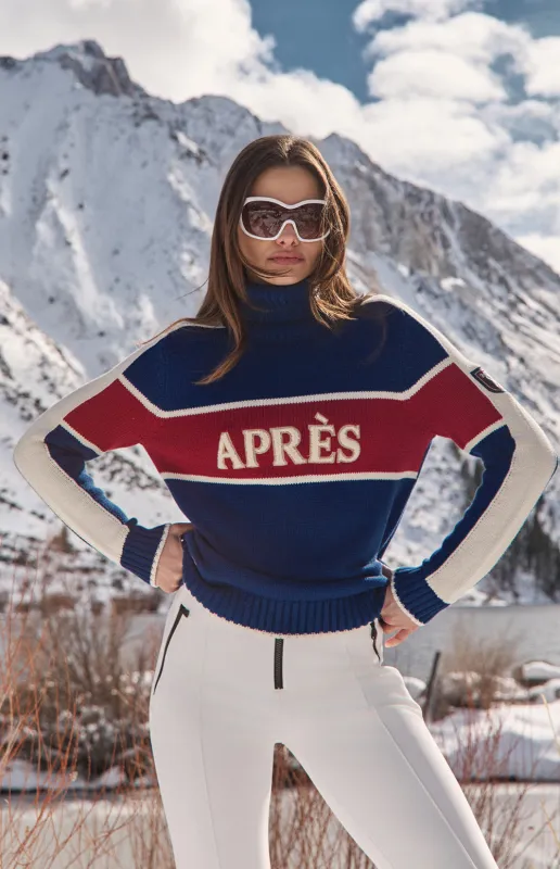 Peroni X Alp N Rock Unisex Stripe Pullover | Peroni Dark Blue sold by Alp N Rock