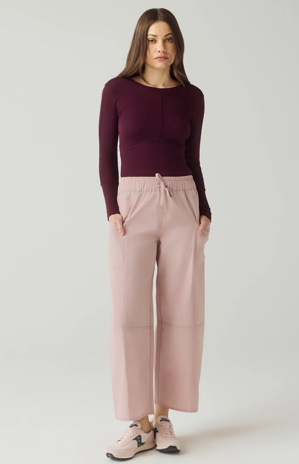 Suki Cropped Pant | Rose sold by Alp N Rock product image thumbnail 2