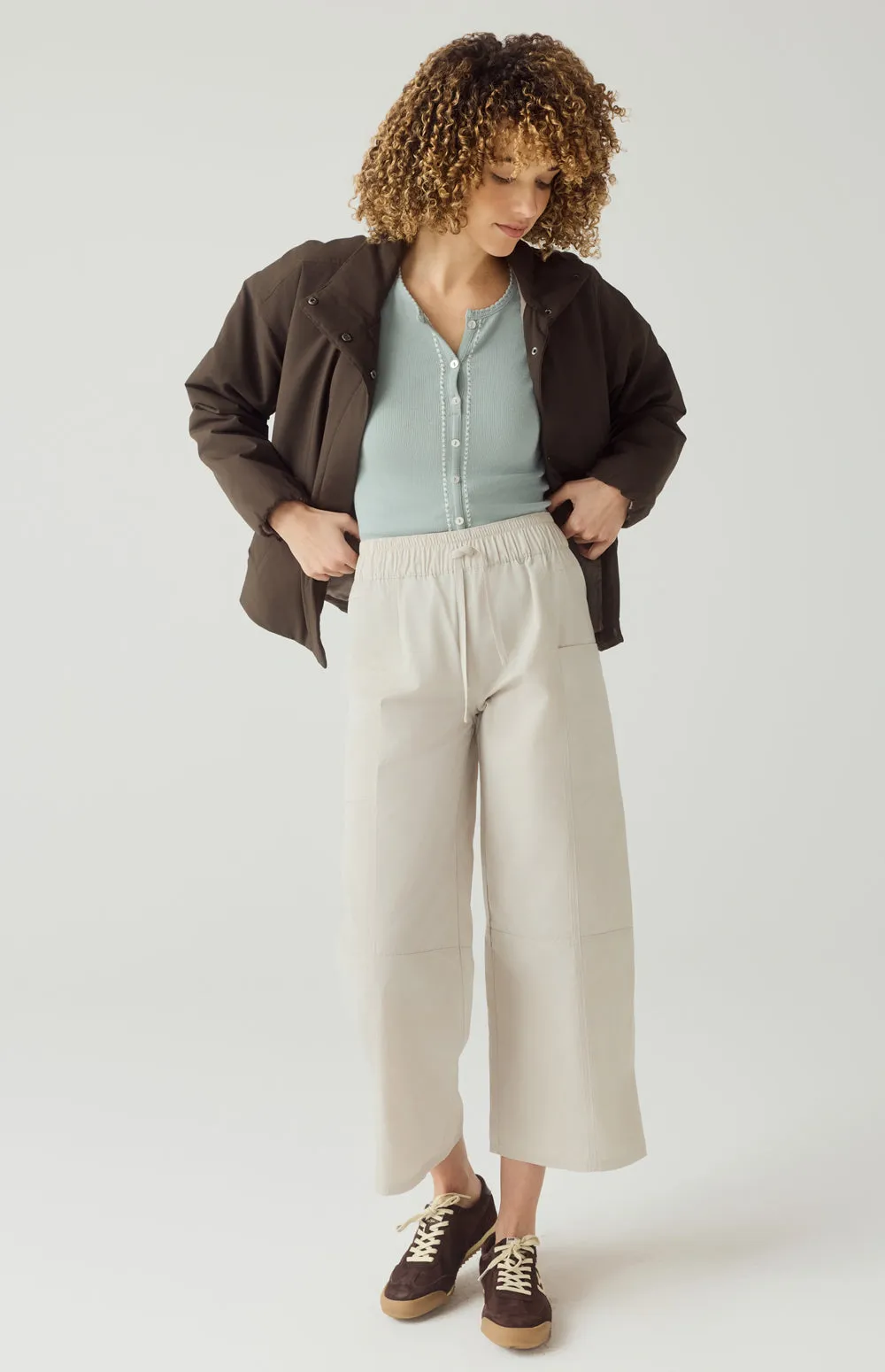 Suki Cropped Pant | Pumice sold by Alp N Rock