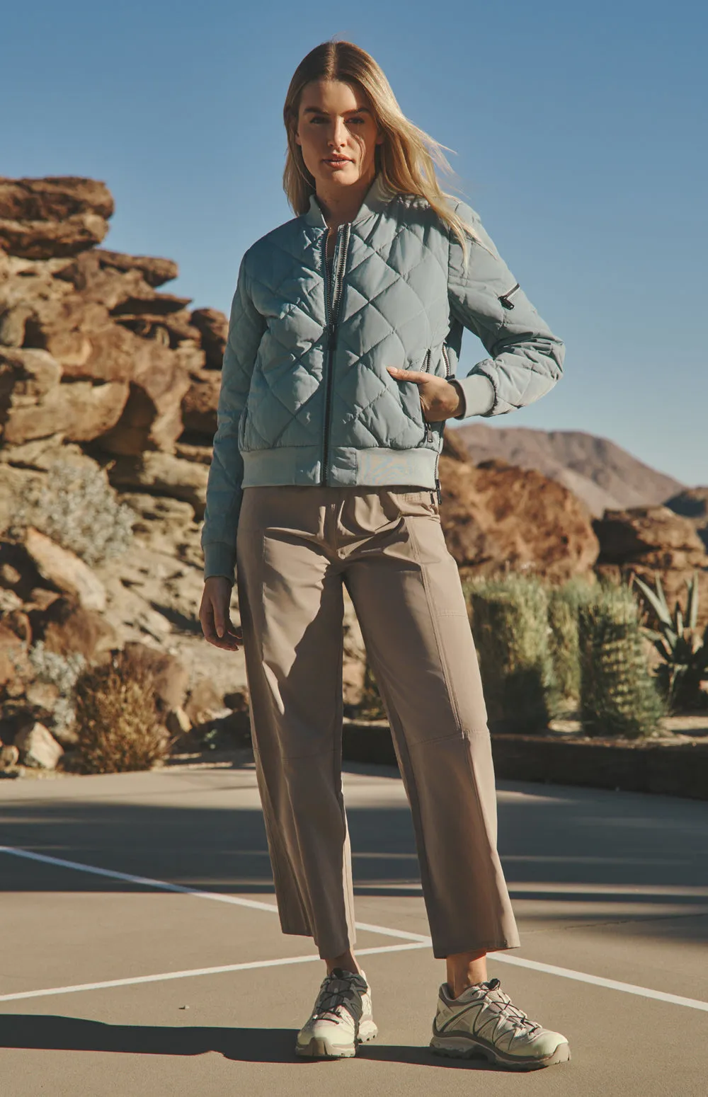 Metro II Bomber Jacket | Silver Blue sold by Alp N Rock product image thumbnail 3