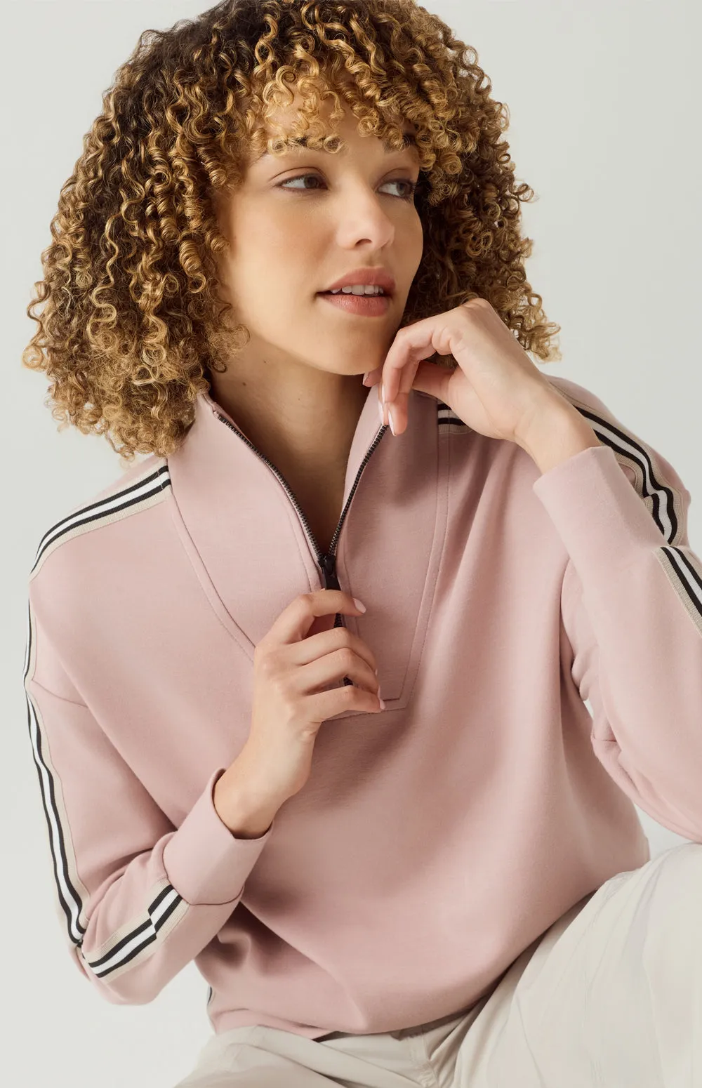 Kinsley Half Zip Pullover | Rose sold by Alp N Rock product image thumbnail 5