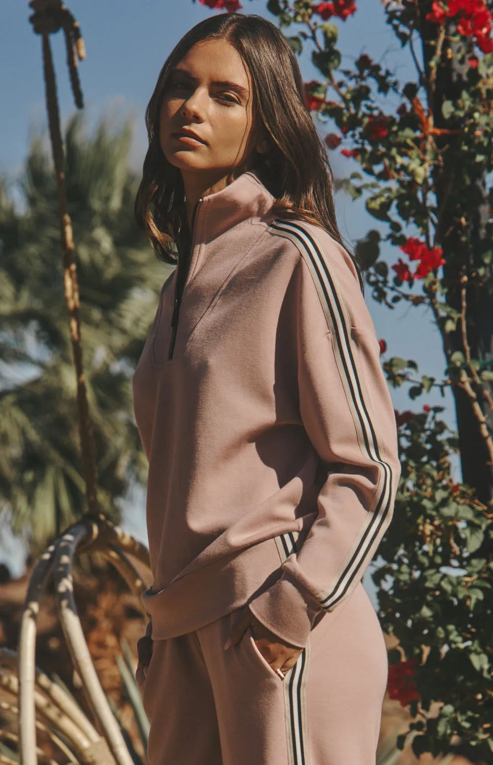 Kinsley Half Zip Pullover | Rose sold by Alp N Rock product image thumbnail 3