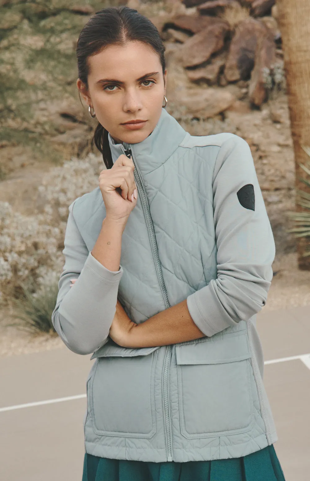 Kara Hybrid Jacket | Silver Blue sold by Alp N Rock product image thumbnail 4