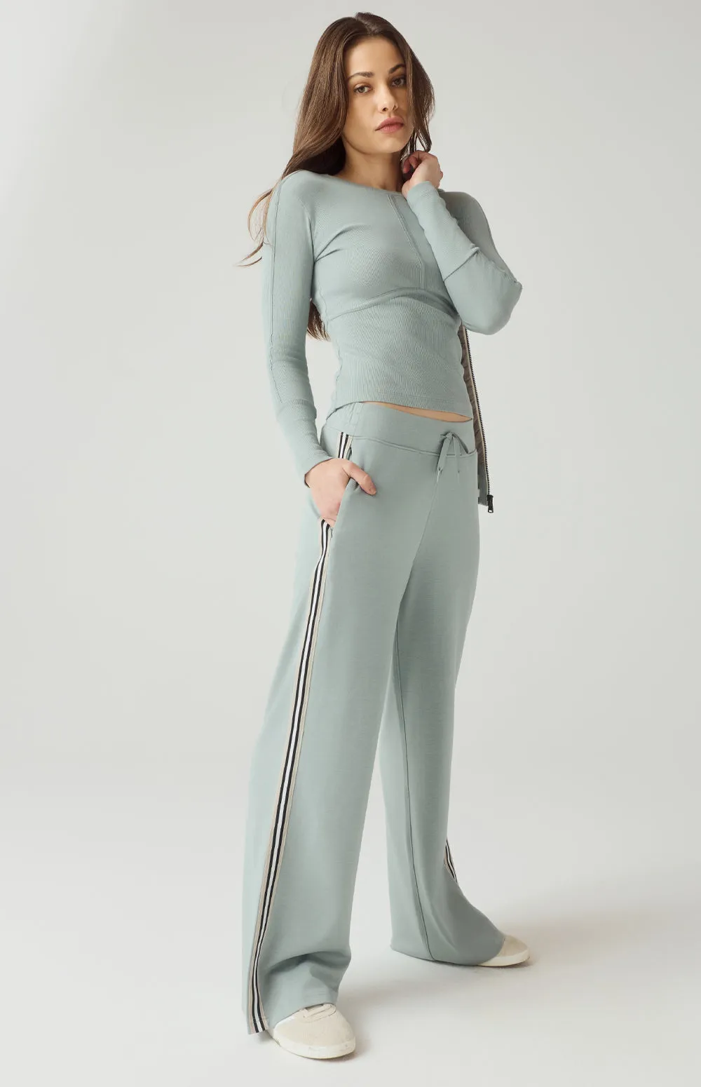 Blake Pant | Silver Blue sold by Alp N Rock