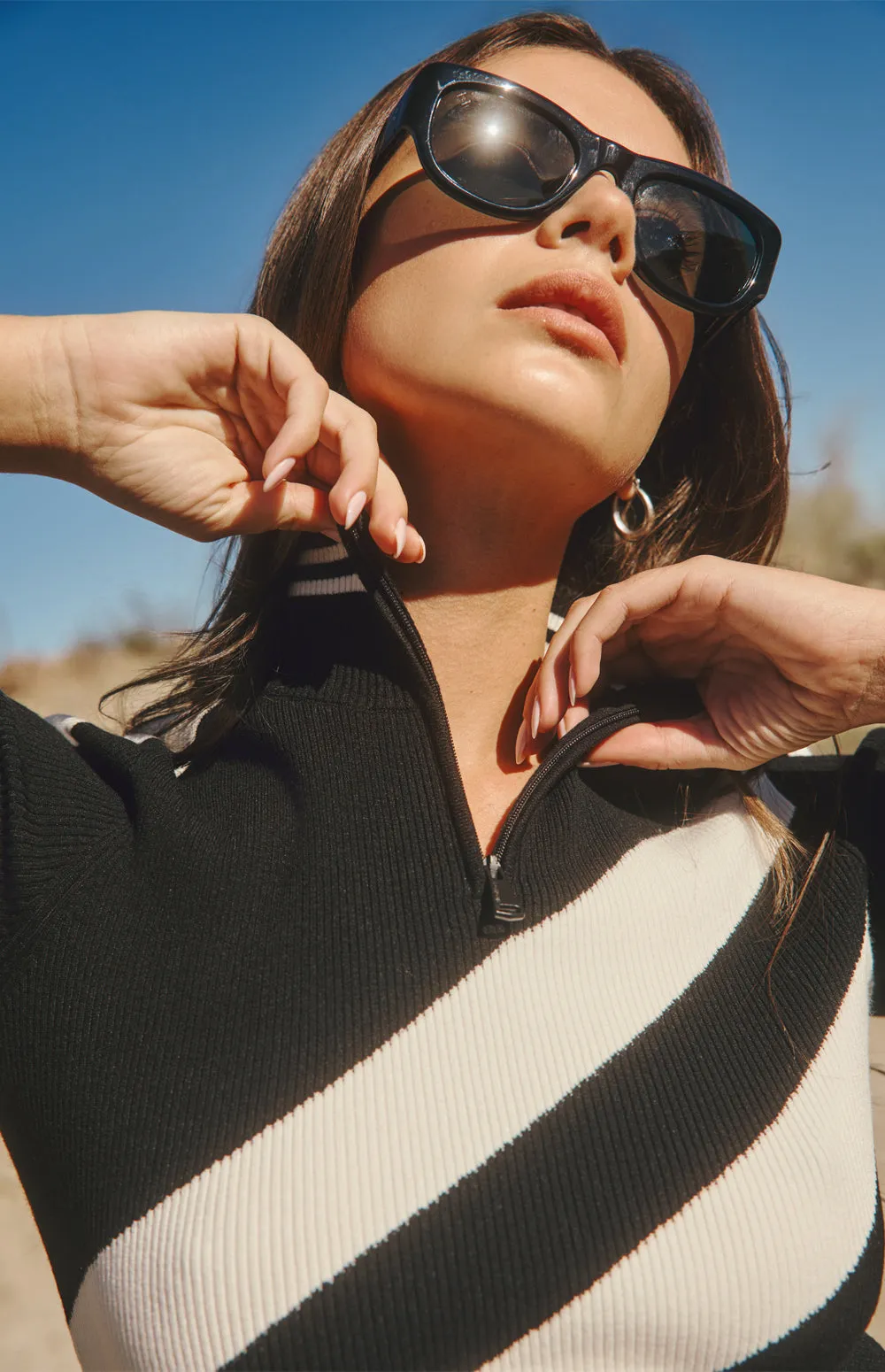 Audra Zip Sweater | Black sold by Alp N Rock product image thumbnail 2