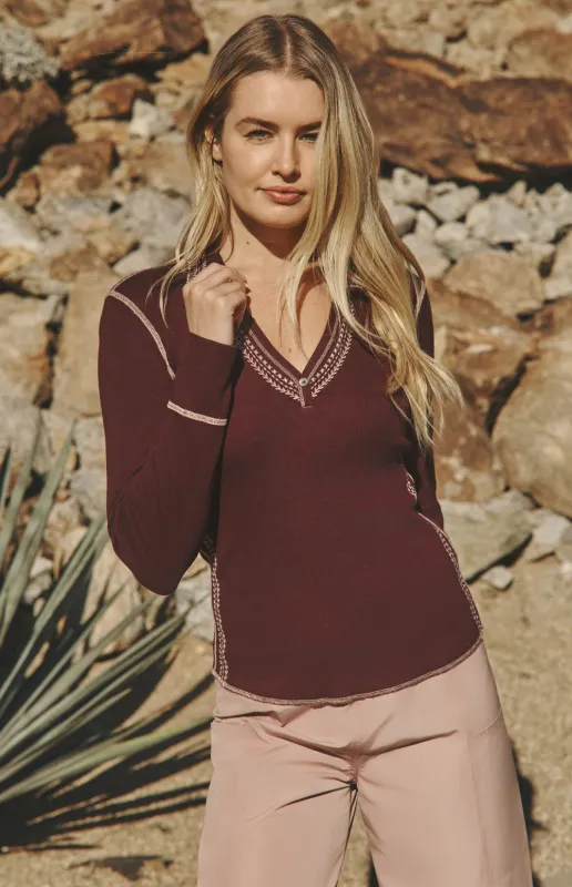 Asher Polo | Dark Cherry sold by Alp N Rock