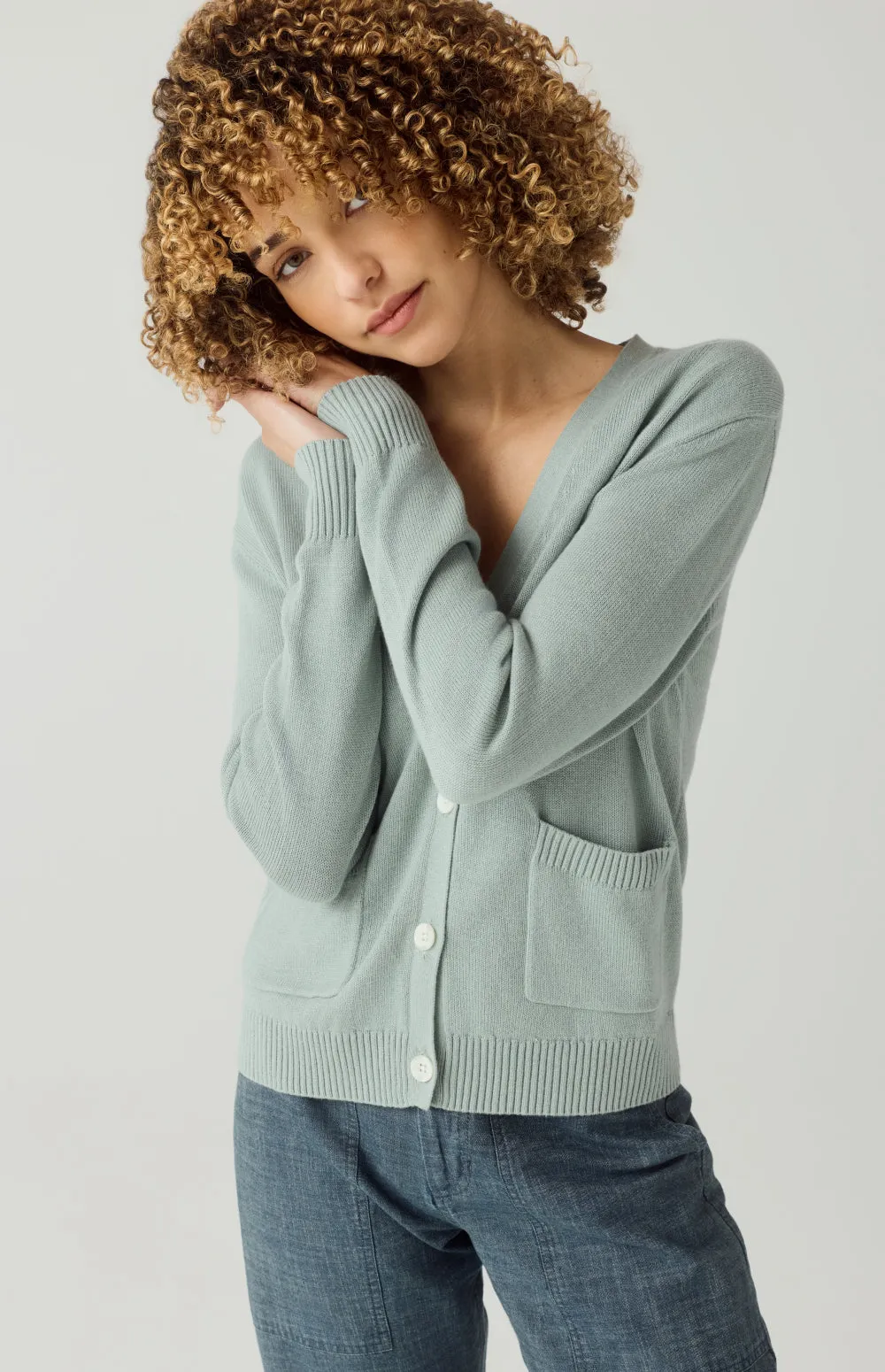 Florence Cardigan | Silver Blue sold by Alp N Rock product image thumbnail 5