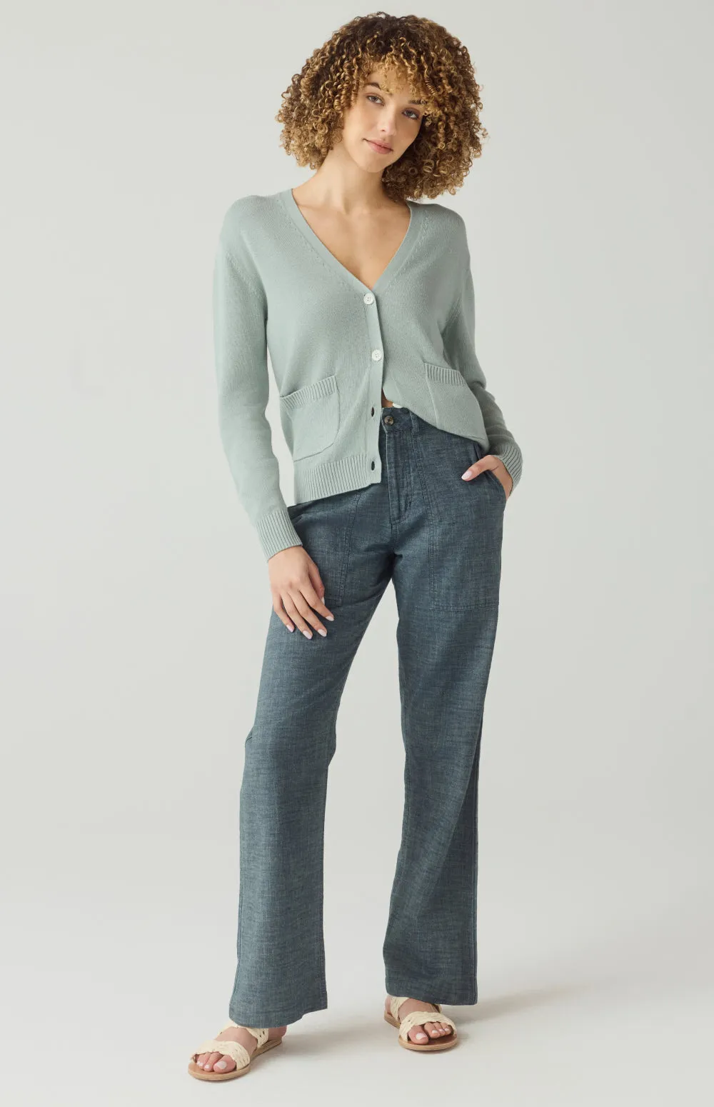 Florence Cardigan | Silver Blue sold by Alp N Rock product image thumbnail 3