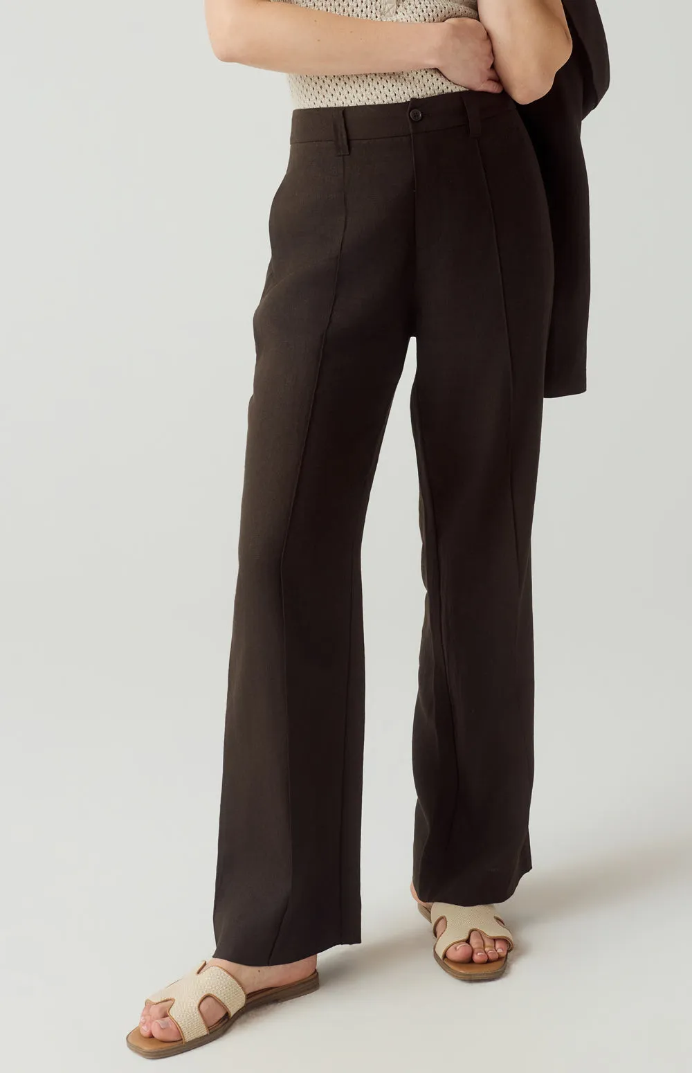 Bianca Linen Pant | Coffee sold by Alp N Rock product image thumbnail 4