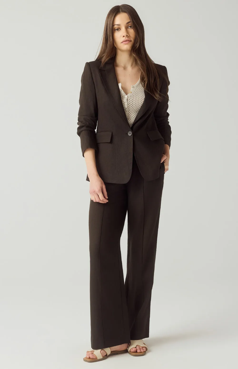 Bianca Linen Pant | Coffee sold by Alp N Rock product image thumbnail 5