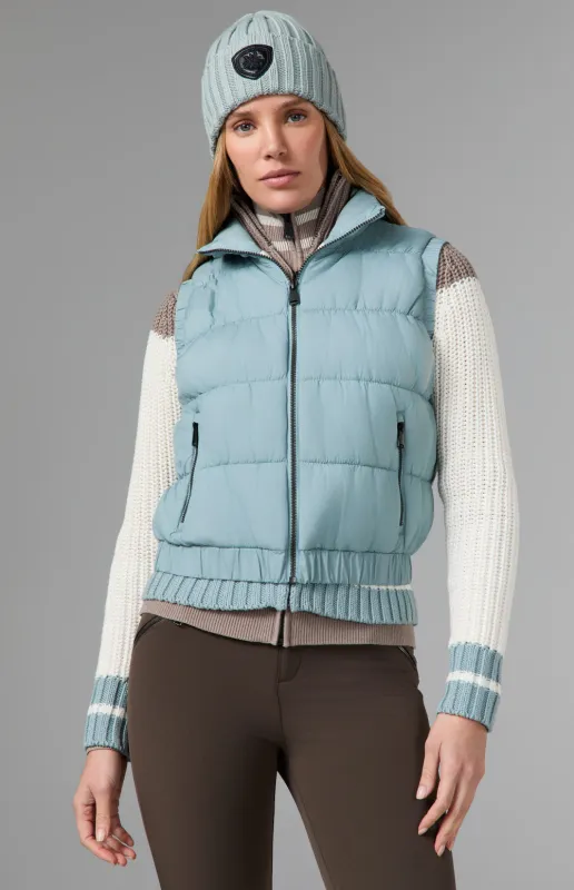 Zenith Puffer Vest | Silver Blue made by Alp N Rock