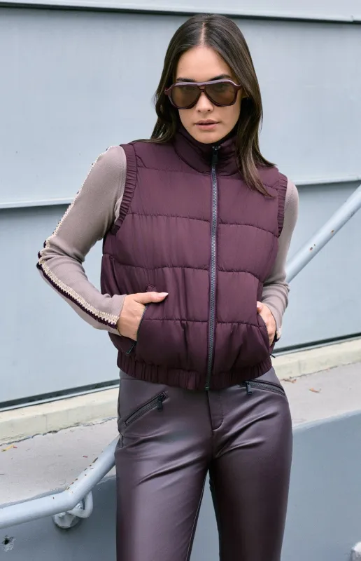 Zenith Puffer Vest | Cabernet made by Alp N Rock