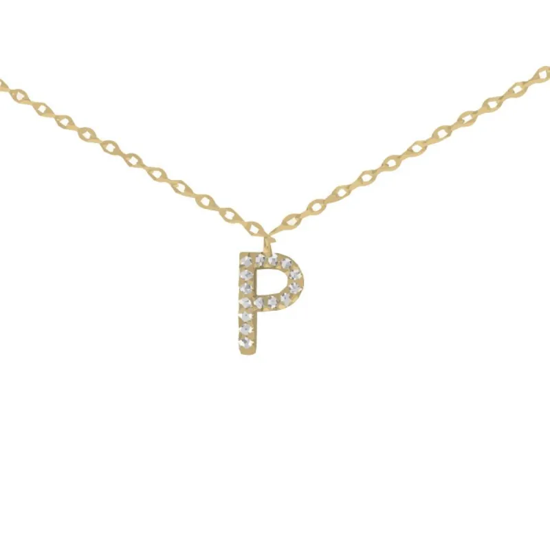 Lily Letters Necklace Gold sold by PERSN US