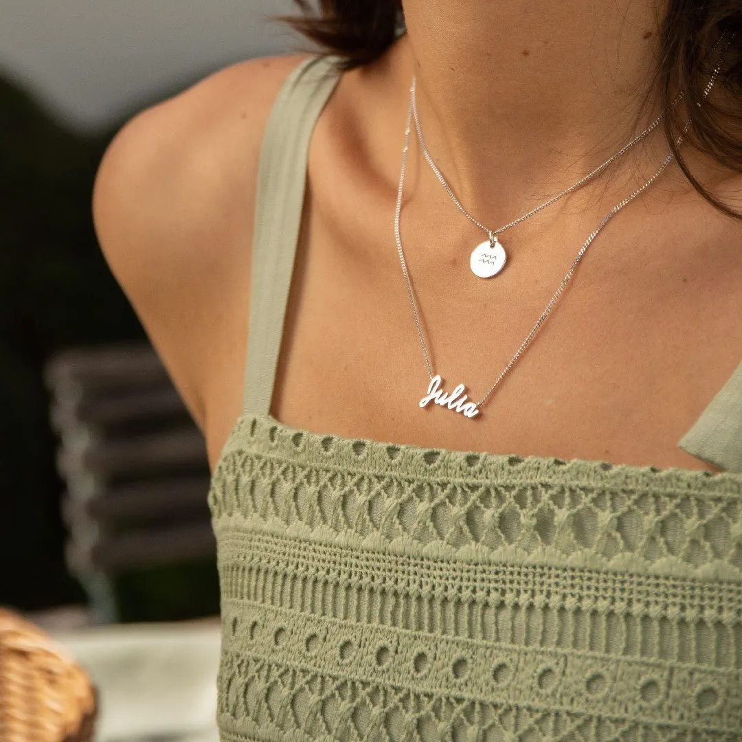 Dajanaic - Signature Name Necklace Gold sold by PERSN US product image thumbnail 5