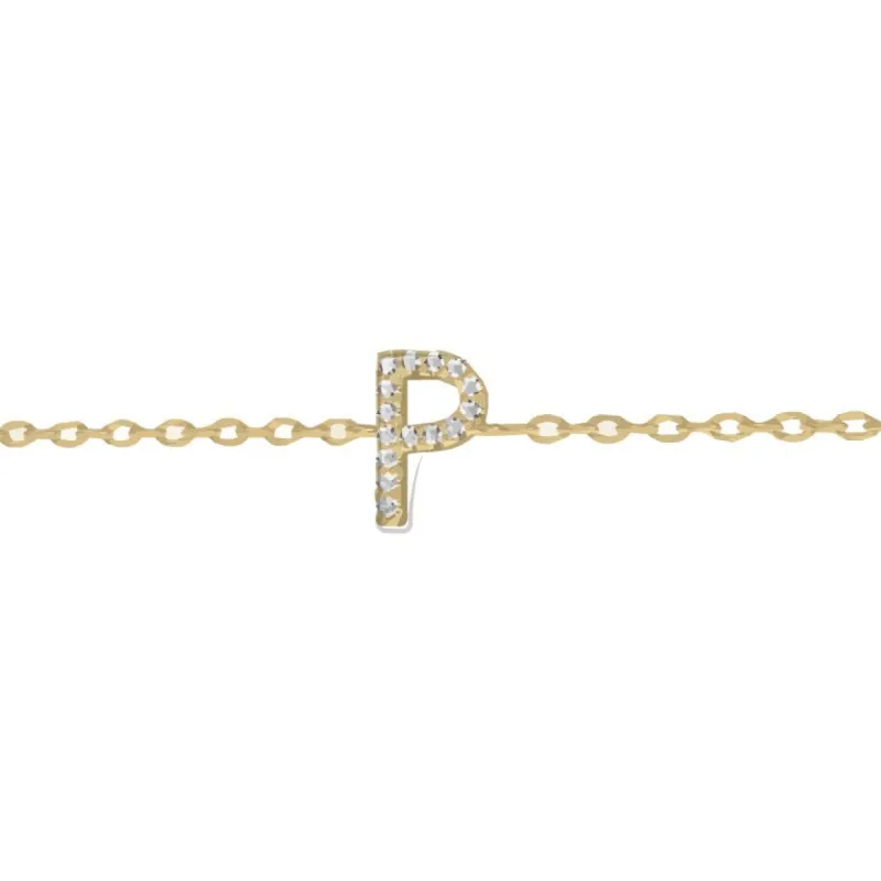 Lily Letters Anklet Gold sold by PERSN US