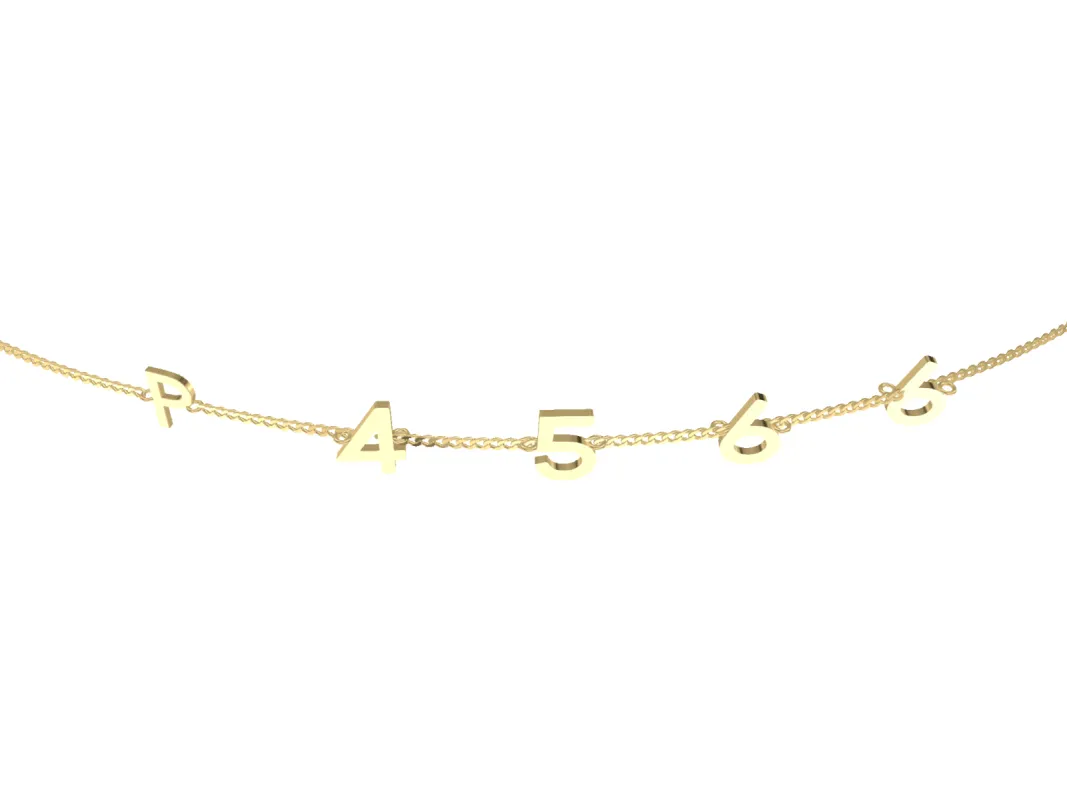 bracelet & anklet Letters sold by PERSN US