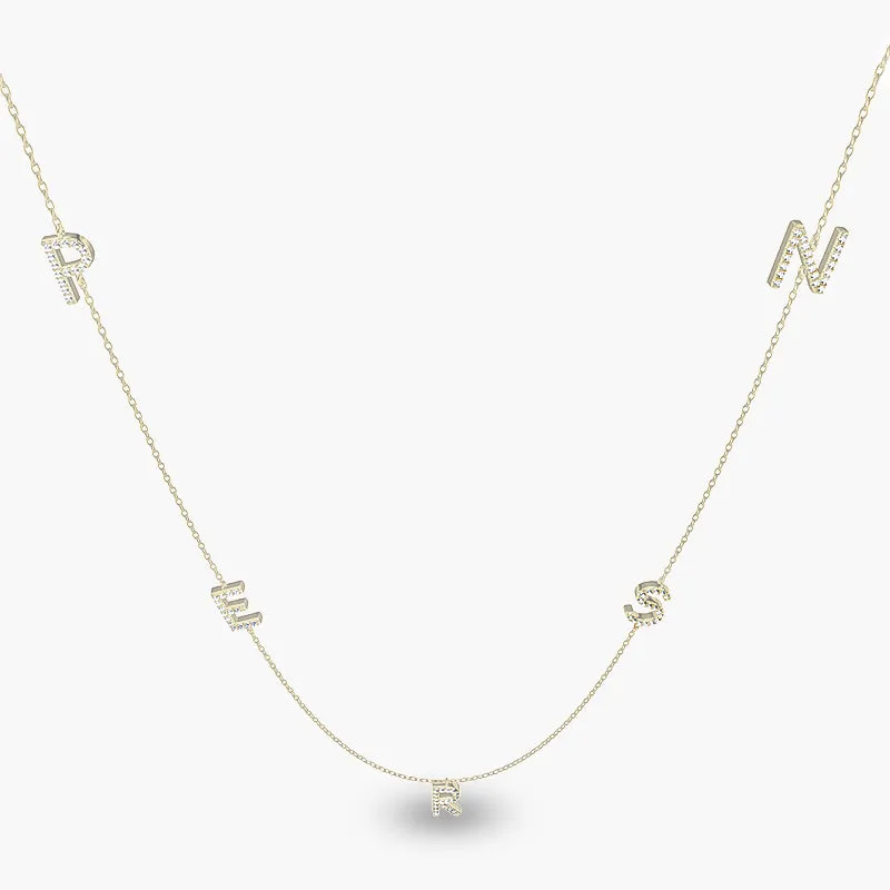 Maja Letters Necklace sold by PERSN US