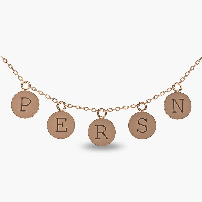 Disc Necklace sold by PERSN US product image thumbnail 4