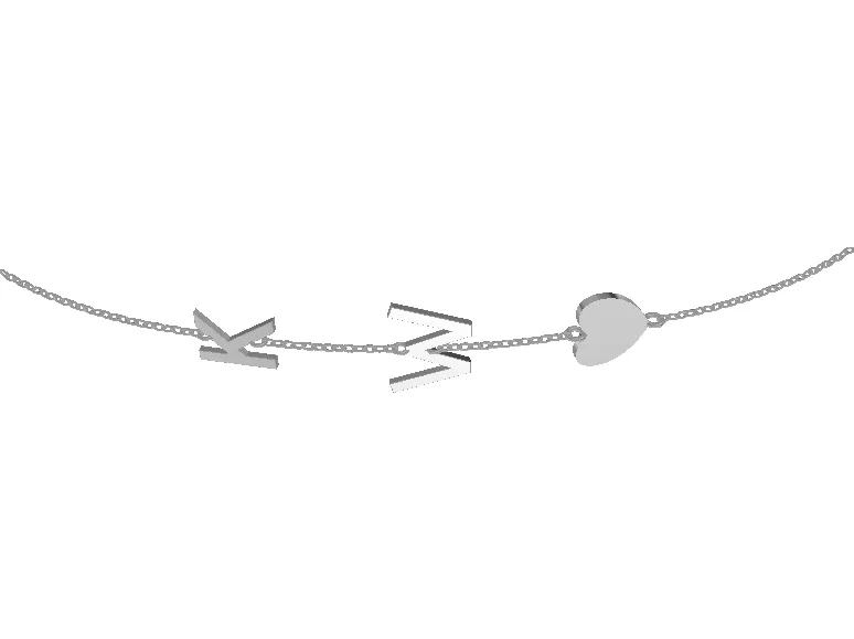 LettersMB Bracelet sold by PERSN US