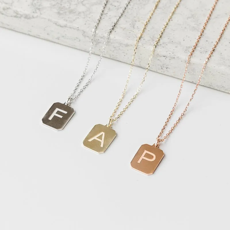 Plate Necklace sold by PERSN US product image thumbnail 5