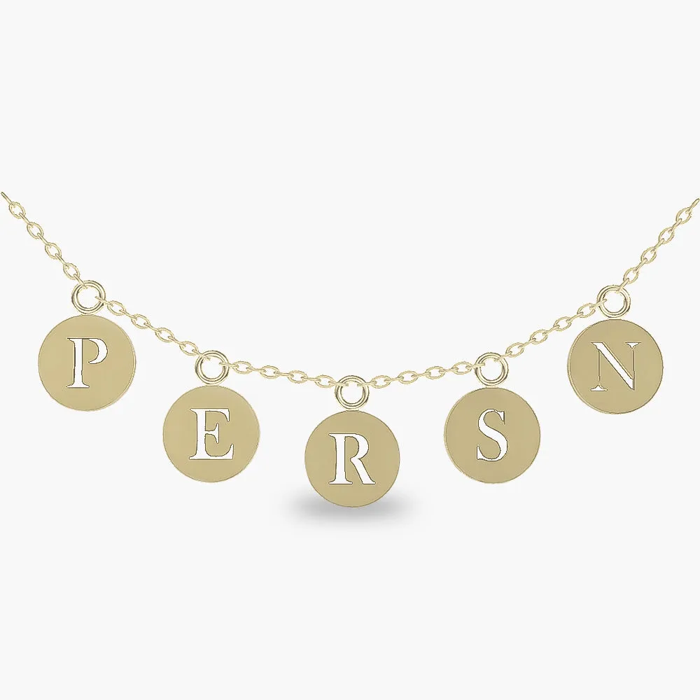 Disc Necklace sold by PERSN US