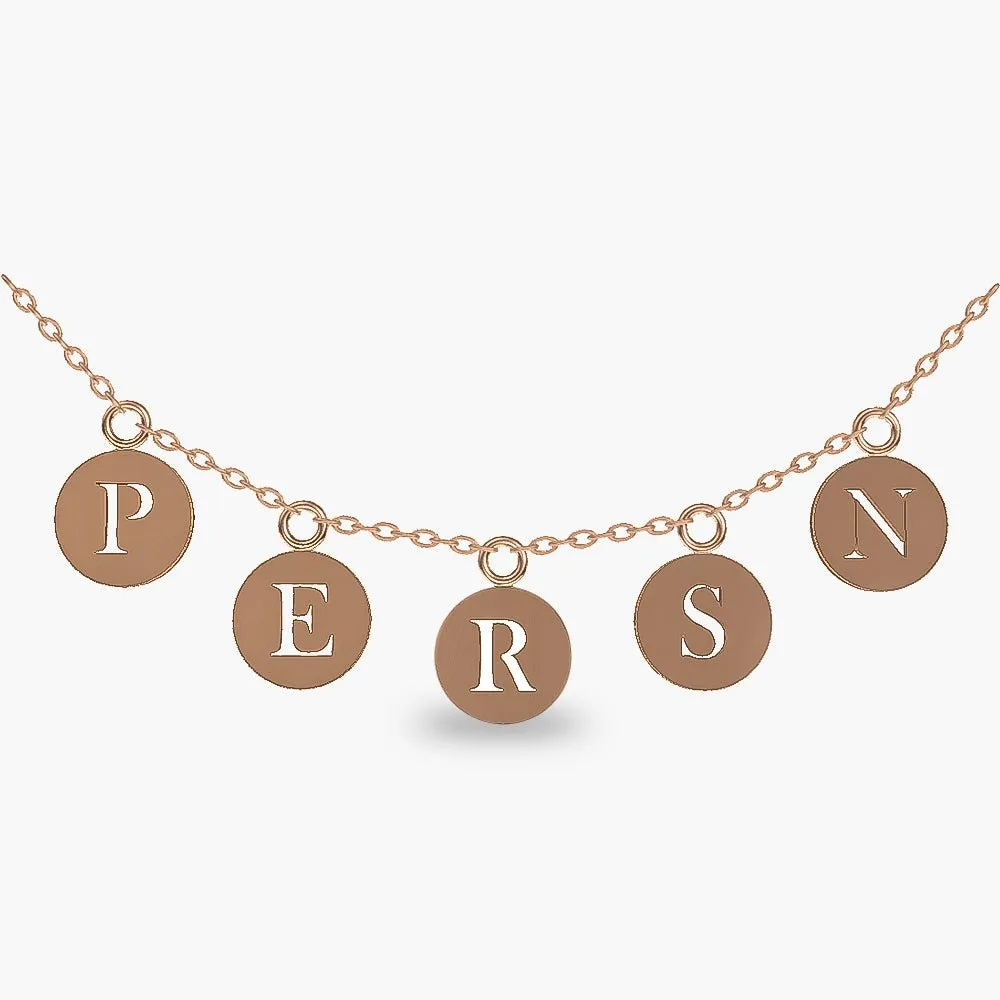 Disc Necklace sold by PERSN US product image thumbnail 4