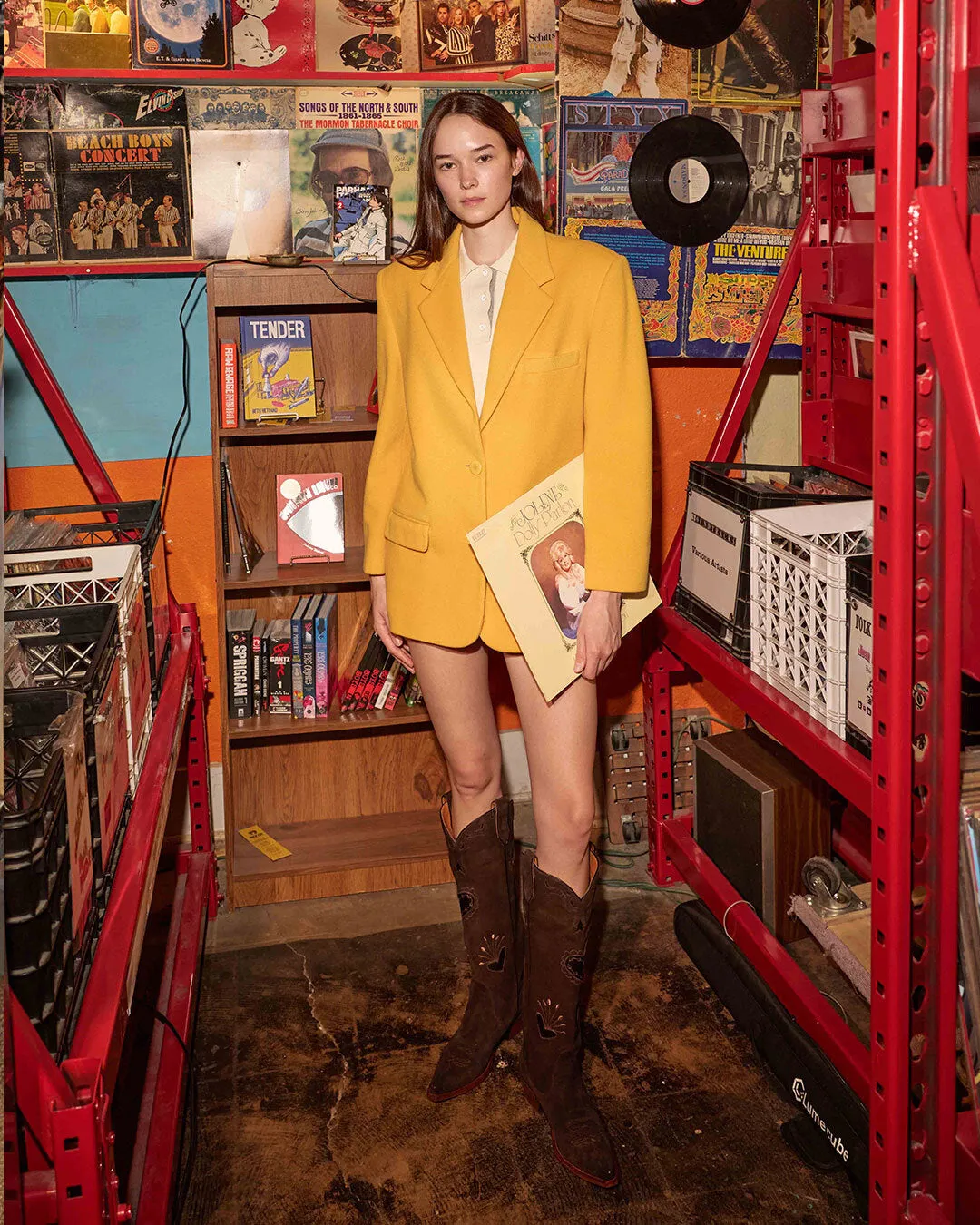 Lilly Chocolate Suede sold by Miron Crosby product image thumbnail 2