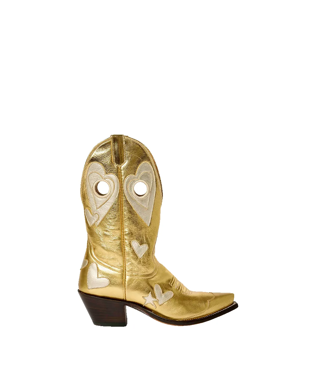 Lucy Metallic Gold sold by Miron Crosby
