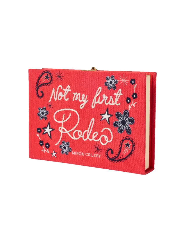 Olympia Le-Tan x MC Rodeo Queen Scarlet Clutch made by Miron Crosby