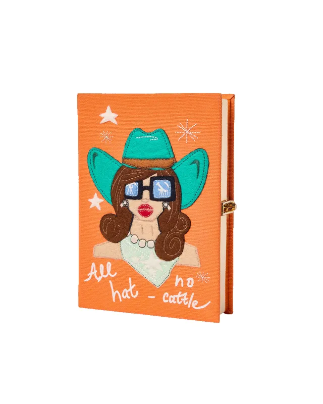 Olympia Le-Tan x MC All Hat, No Cattle Clutch made by Miron Crosby