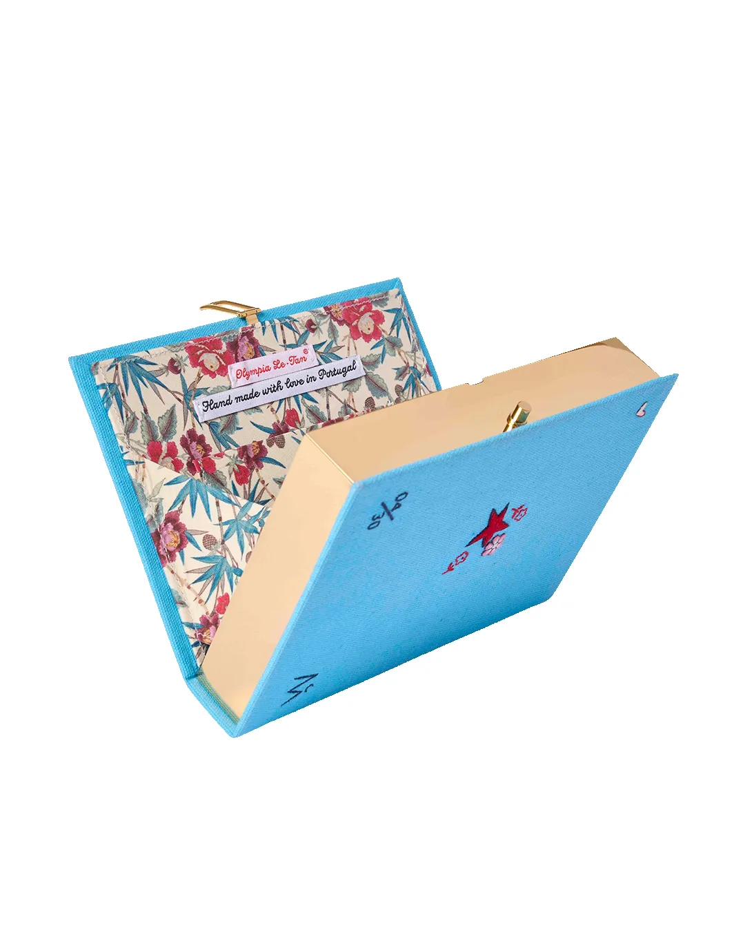 Olympia Le-Tan x MC Y'all Turquoise Clutch sold by Miron Crosby product image thumbnail 3