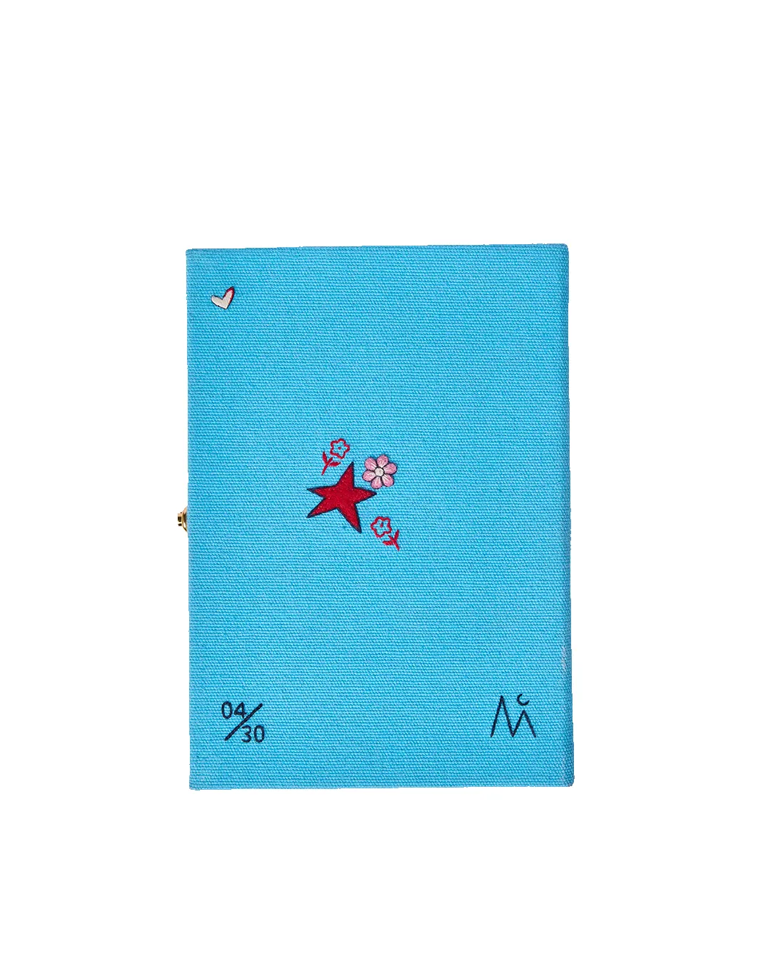 Olympia Le-Tan x MC Y'all Turquoise Clutch sold by Miron Crosby product image thumbnail 5