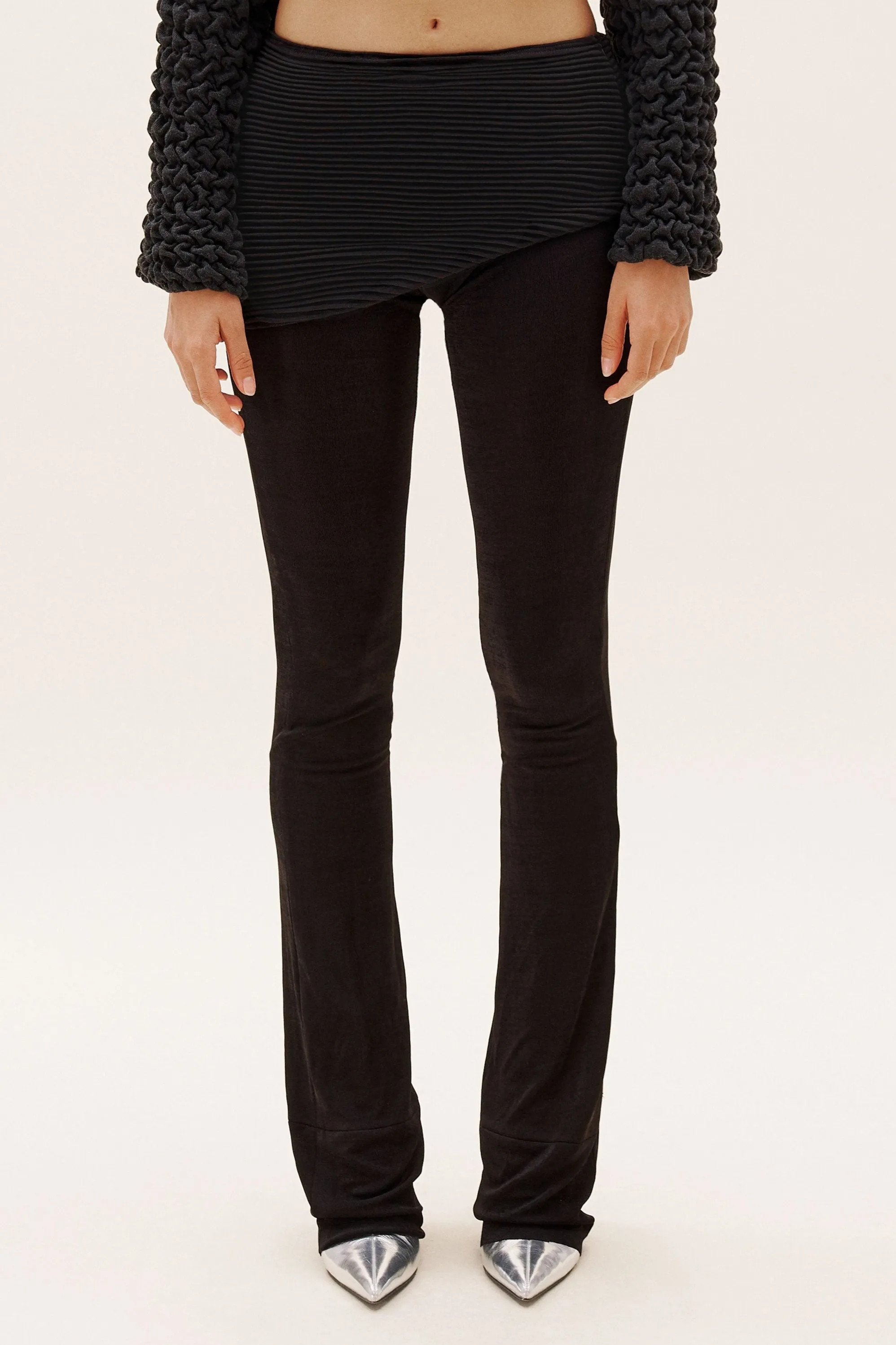 Black Plisse Pant sold by Selia Richwood product image thumbnail 3