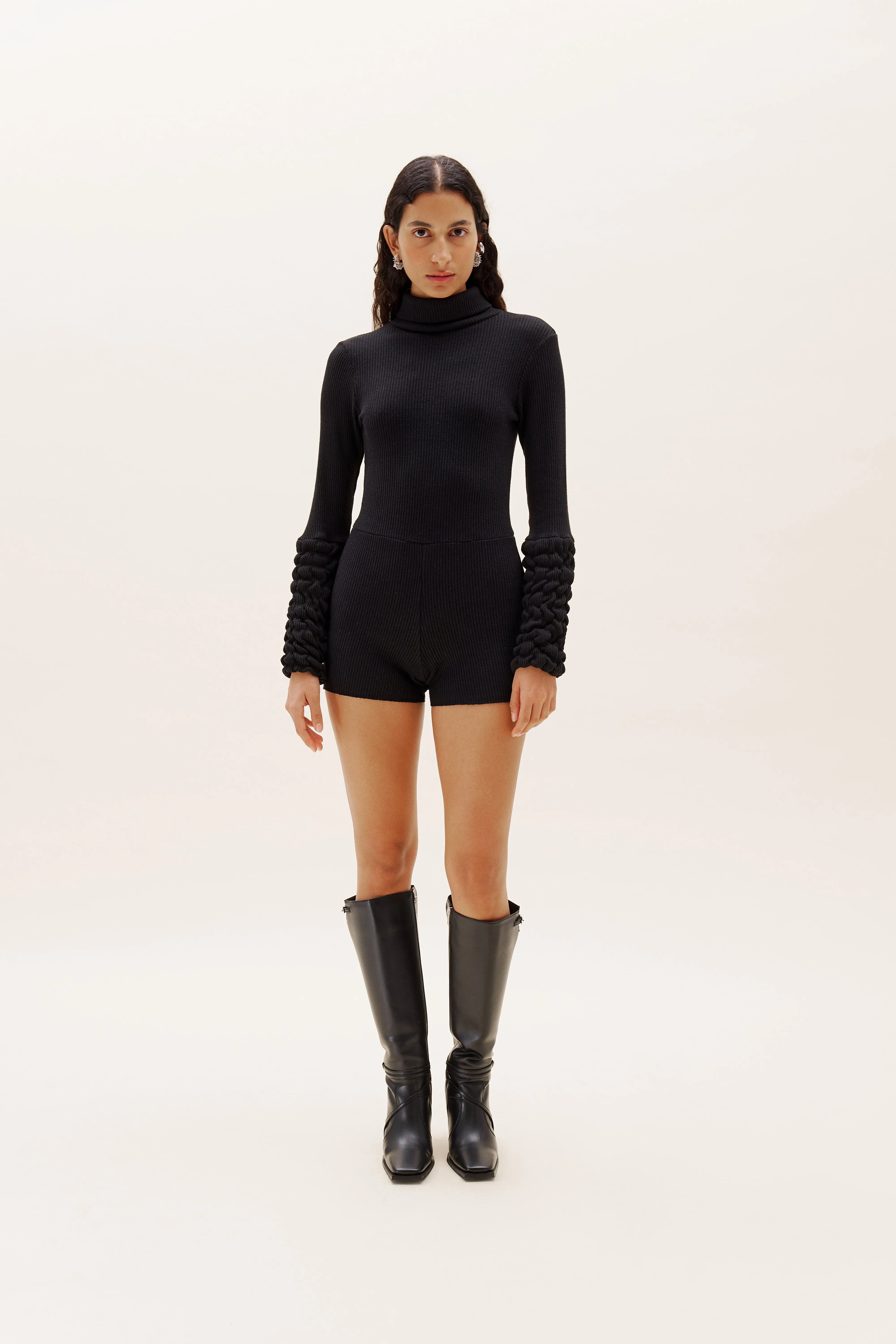 Black Poncik Jumpsuit sold by Selia Richwood