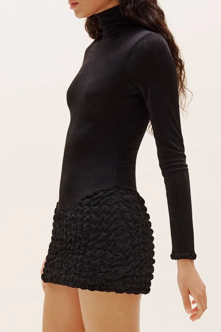 Black Poncik Mini Dress sold by Selia Richwood product image thumbnail 5