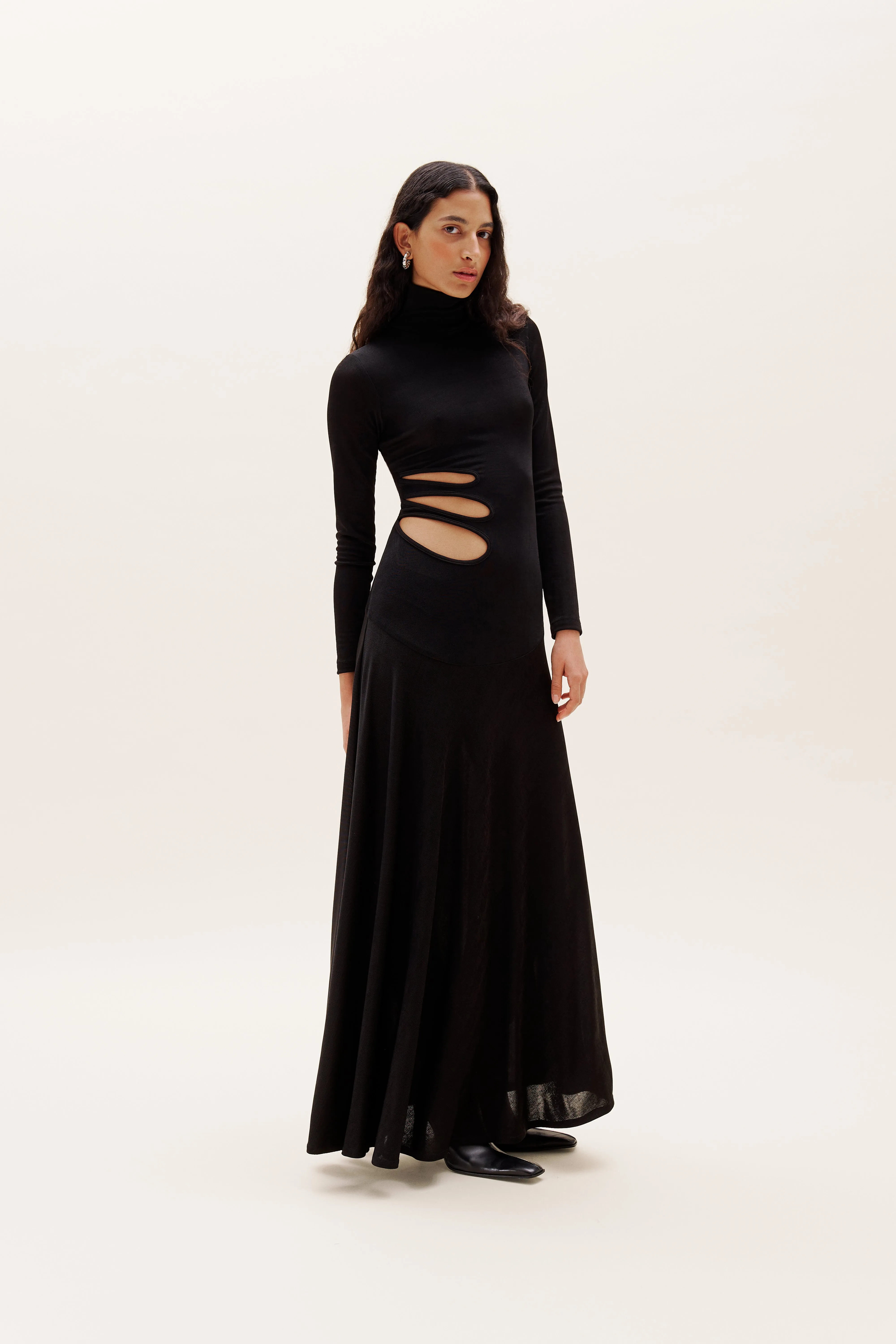 Black Lily Long Dress sold by Selia Richwood product image thumbnail 2