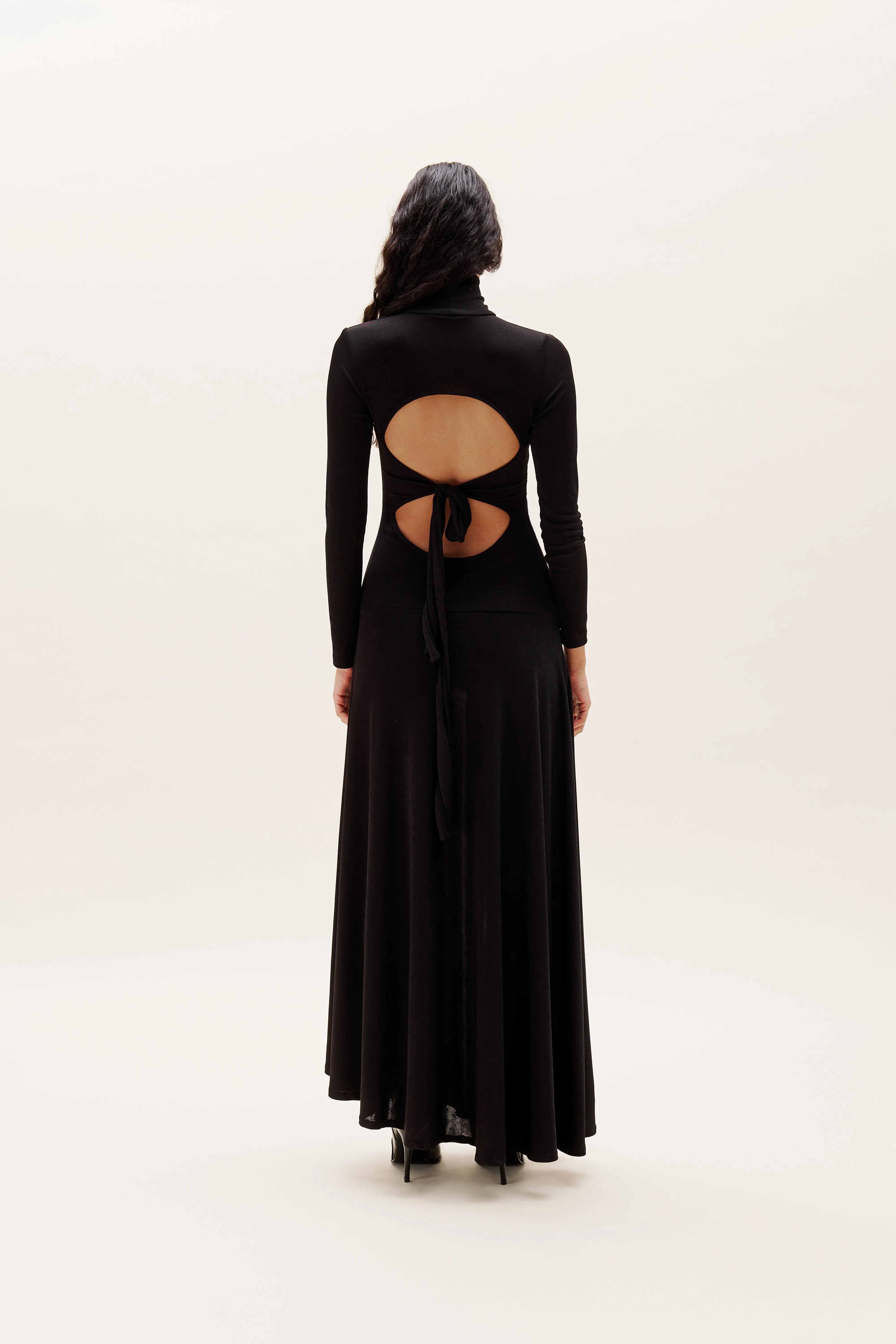 Black Lily Long Dress sold by Selia Richwood product image thumbnail 5