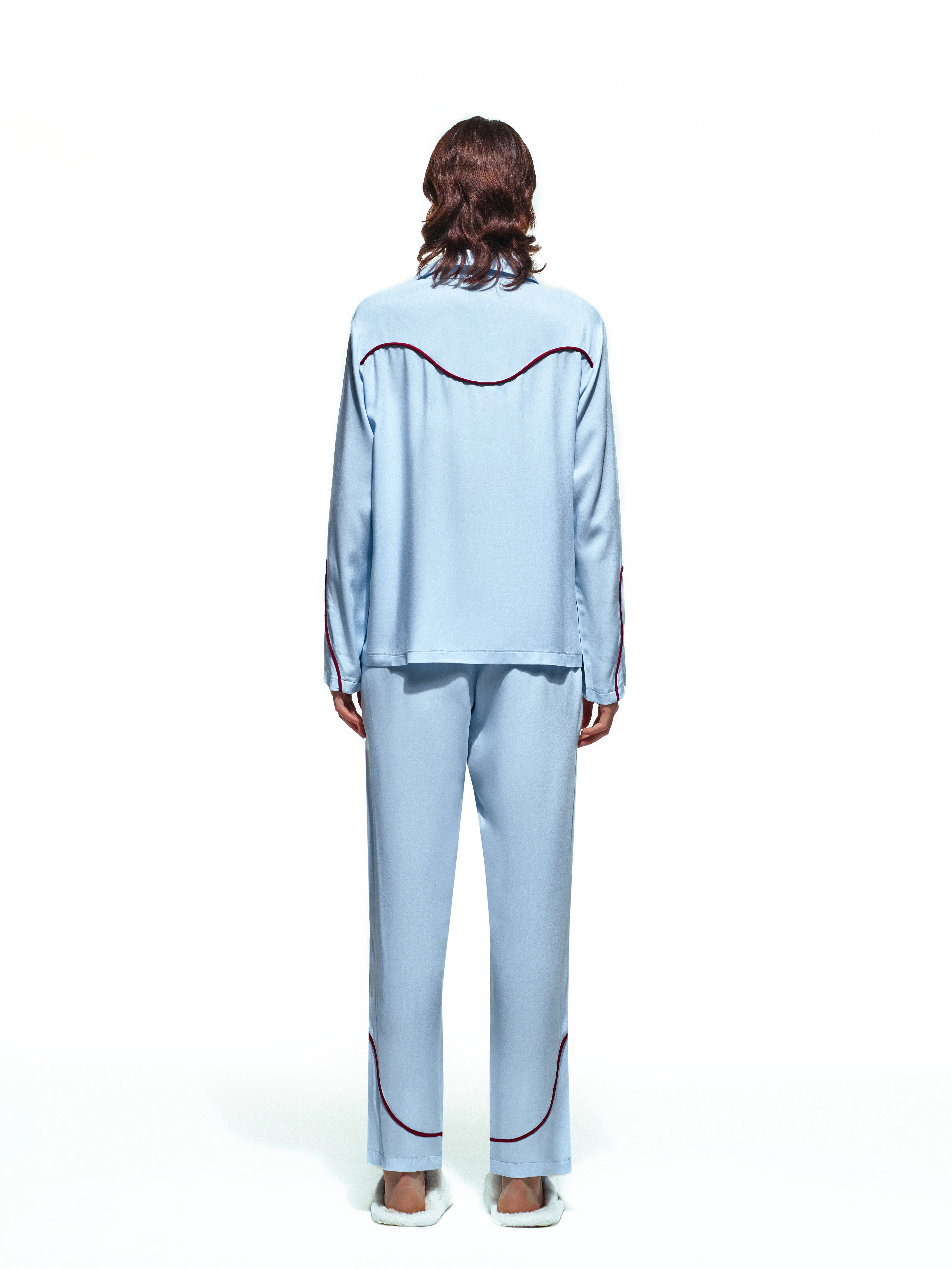 Texas Blue Long Pajama Set sold by Selia Richwood product image thumbnail 5